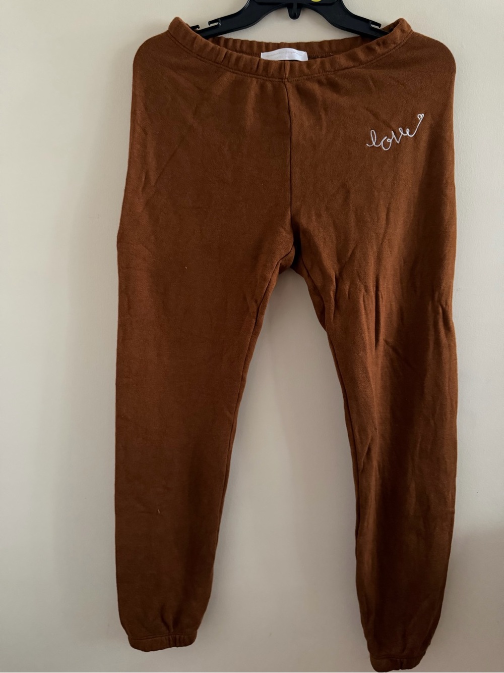 Spiritual Gangster Brown 'love' Joggers